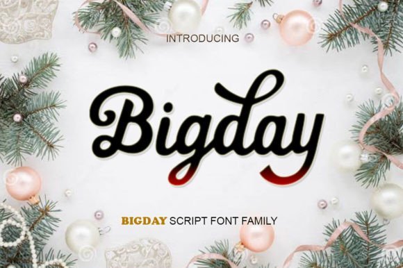 Bigday Font - Featured Image