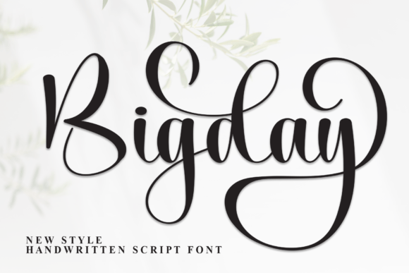 Bigday Font - Featured Image