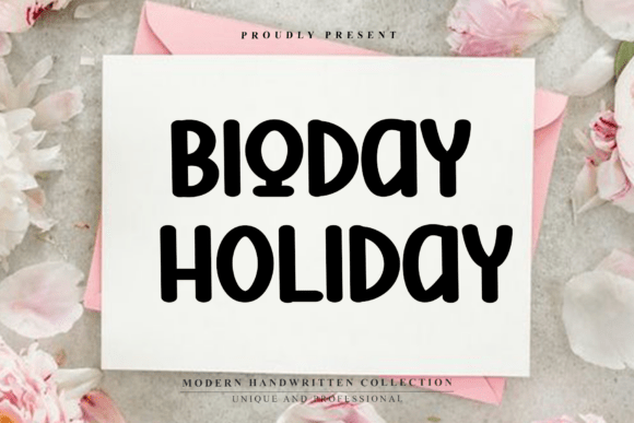 Bigday Holiday Font - Featured Image