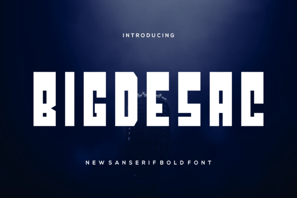 Bigdesac Font - Featured Image
