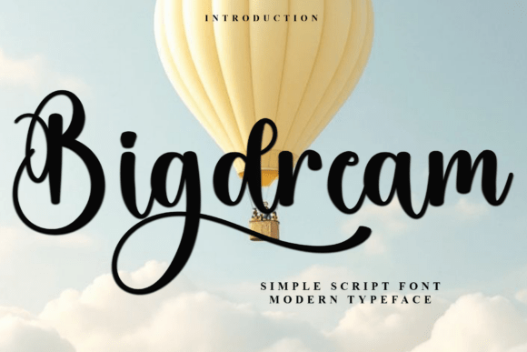Bigdream Font - Featured Image