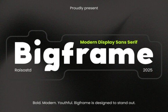 Bigframe Font - Featured Image
