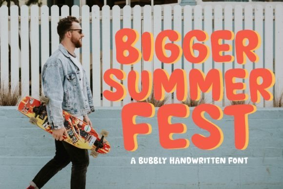 Bigger Summer Fest Font - Featured Image