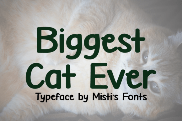 Biggest Cat Ever Font - Featured Image