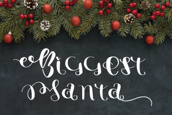 Biggest Santa Font - Featured Image