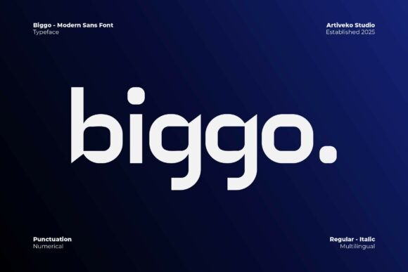 Biggo Font - Featured Image