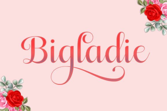 Bigladie Font - Featured Image