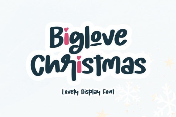 Biglove Christmas Font - Featured Image