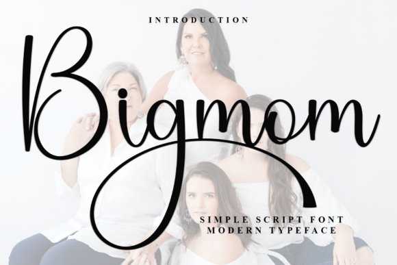 Bigmom Font - Featured Image