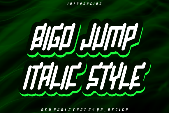Bigo Jump Font - Featured Image
