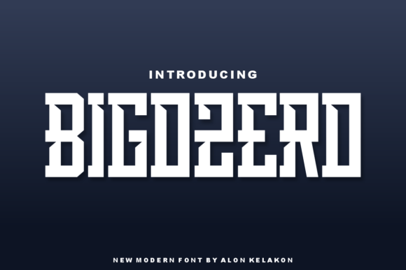 Bigozero Font - Featured Image