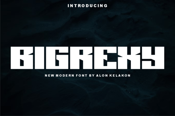 Bigrexy Font - Featured Image