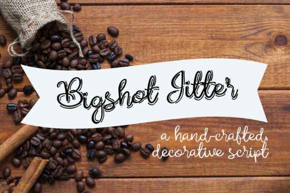 Bigshot Jitter Font - Featured Image
