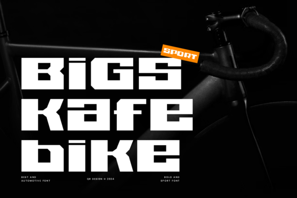 Bigskafe Bike Font - Featured Image