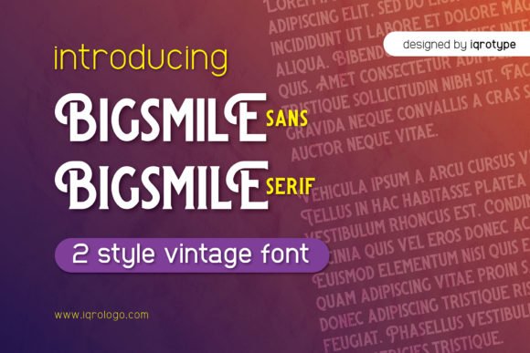 Bigsmile Font - Featured Image