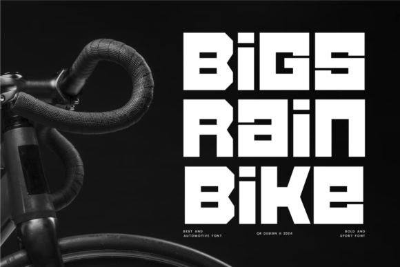 Bigsrain Bike Font - Featured Image