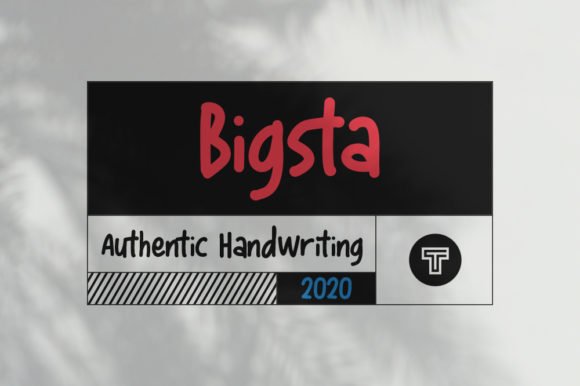 Bigsta Font - Featured Image