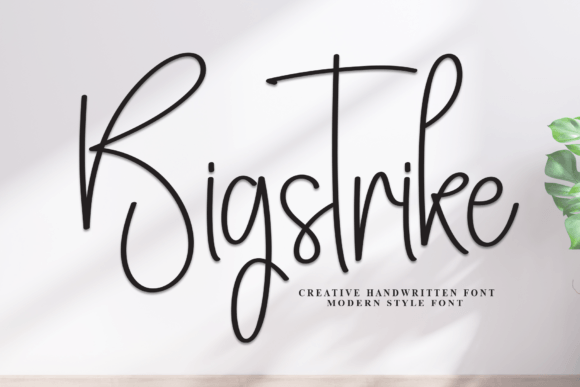 Bigstrike Font - Featured Image