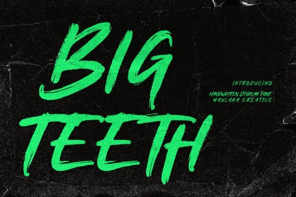 Bigteeth Font - Featured Image