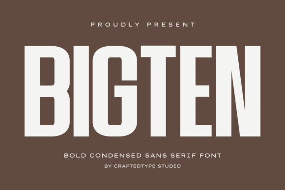 Bigten Font - Featured Image