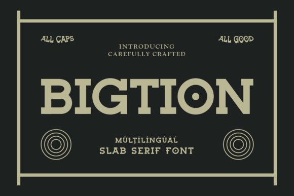 Bigtion Font - Featured Image