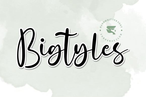 Bigtyles Font - Featured Image