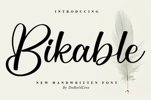 Bikable Font - Featured Image