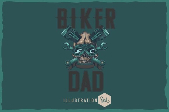 Biker Dad Font - Featured Image