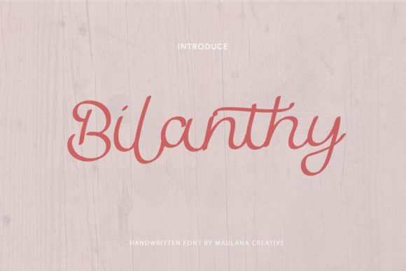 Bilanthy Font - Featured Image