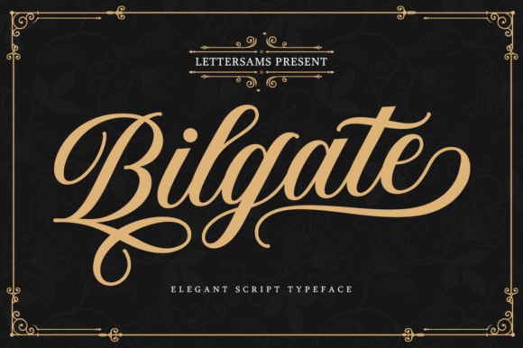 Bilgate Font - Featured Image