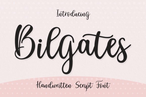 Bilgates Font - Featured Image