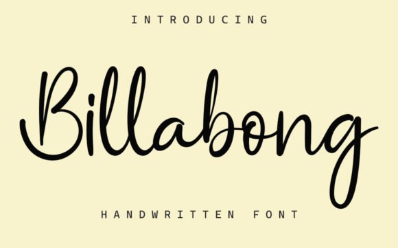 Billabong Font - Featured Image