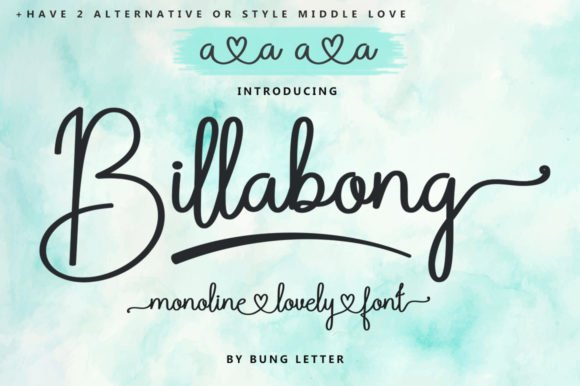 Billabong Font - Featured Image
