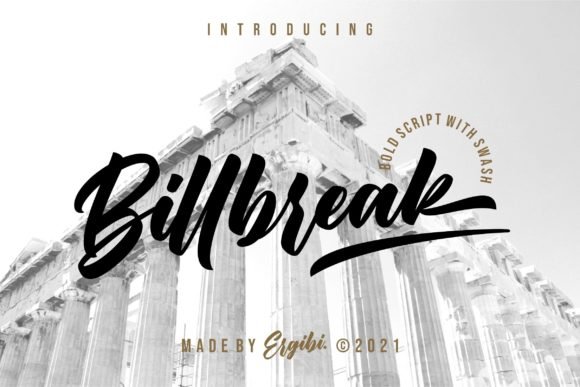 Billbreak Font - Featured Image