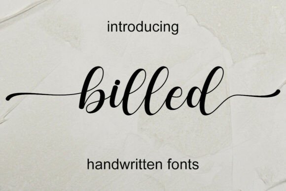 Billed Font - Featured Image