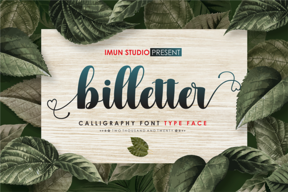 Billetter Font - Featured Image