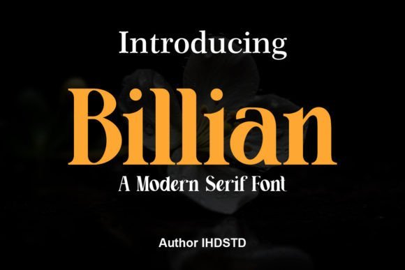 Billian Font - Featured Image