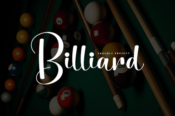 Billiard Font - Featured Image