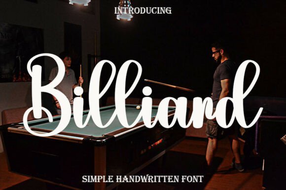 Billiard Font - Featured Image