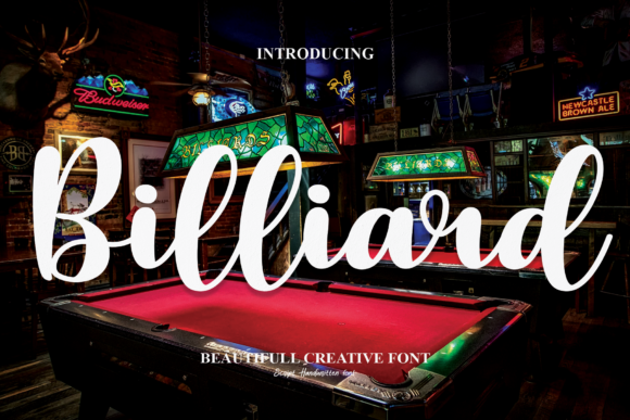 Billiard Font - Featured Image