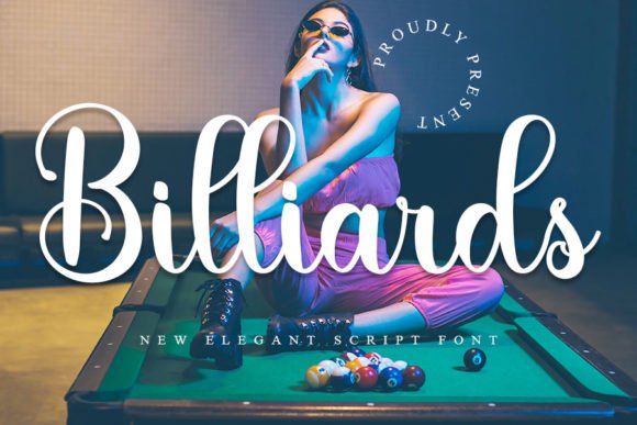 Billiards Font - Featured Image