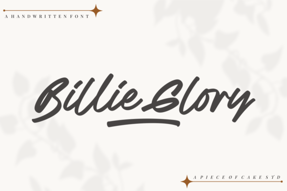 Billie Glory Font - Featured Image