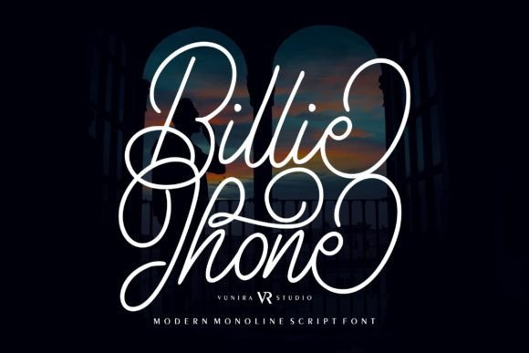Billie Jhone Font - Featured Image