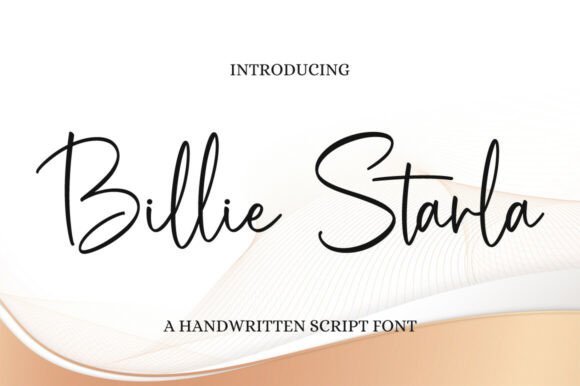 Billie Starla Font - Featured Image