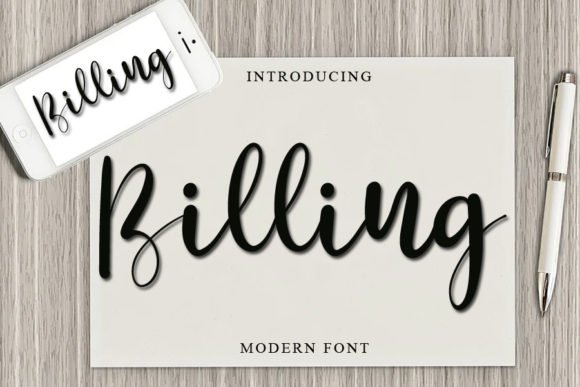 Billing Font - Featured Image
