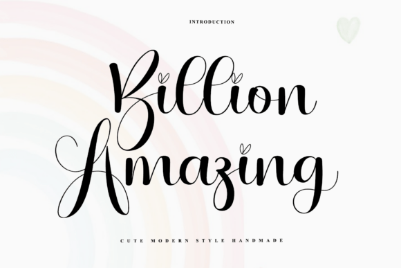 Billion Amazing Font - Featured Image