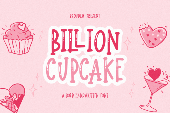 Billion Cupcake Font - Featured Image