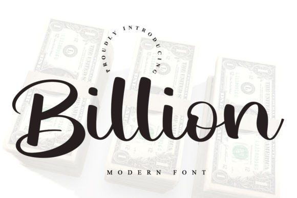 Billion Font - Featured Image