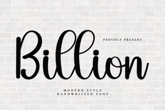 Billion Font - Featured Image