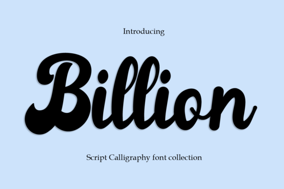 Billion Font - Featured Image